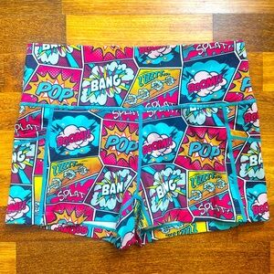 Constantly Varied Gear Comic Pop Art Athletic Shorts - Multicolor 3” Shorts